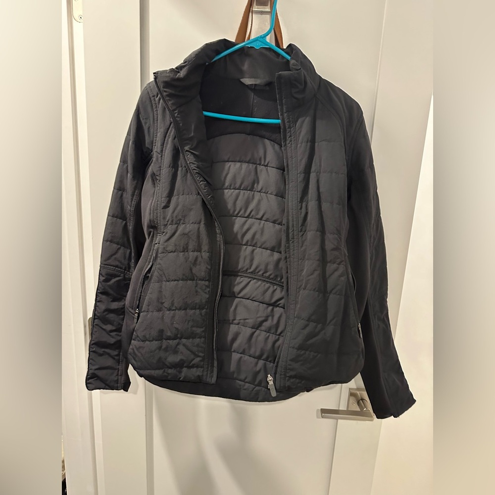 Lululemon jacket with removable hood size 8